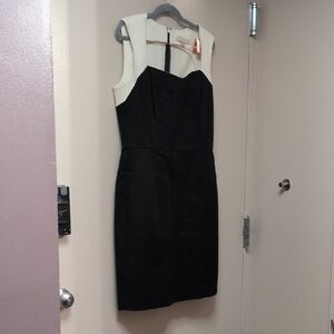 EUC Banana Republic Black and White Dress, Size 14